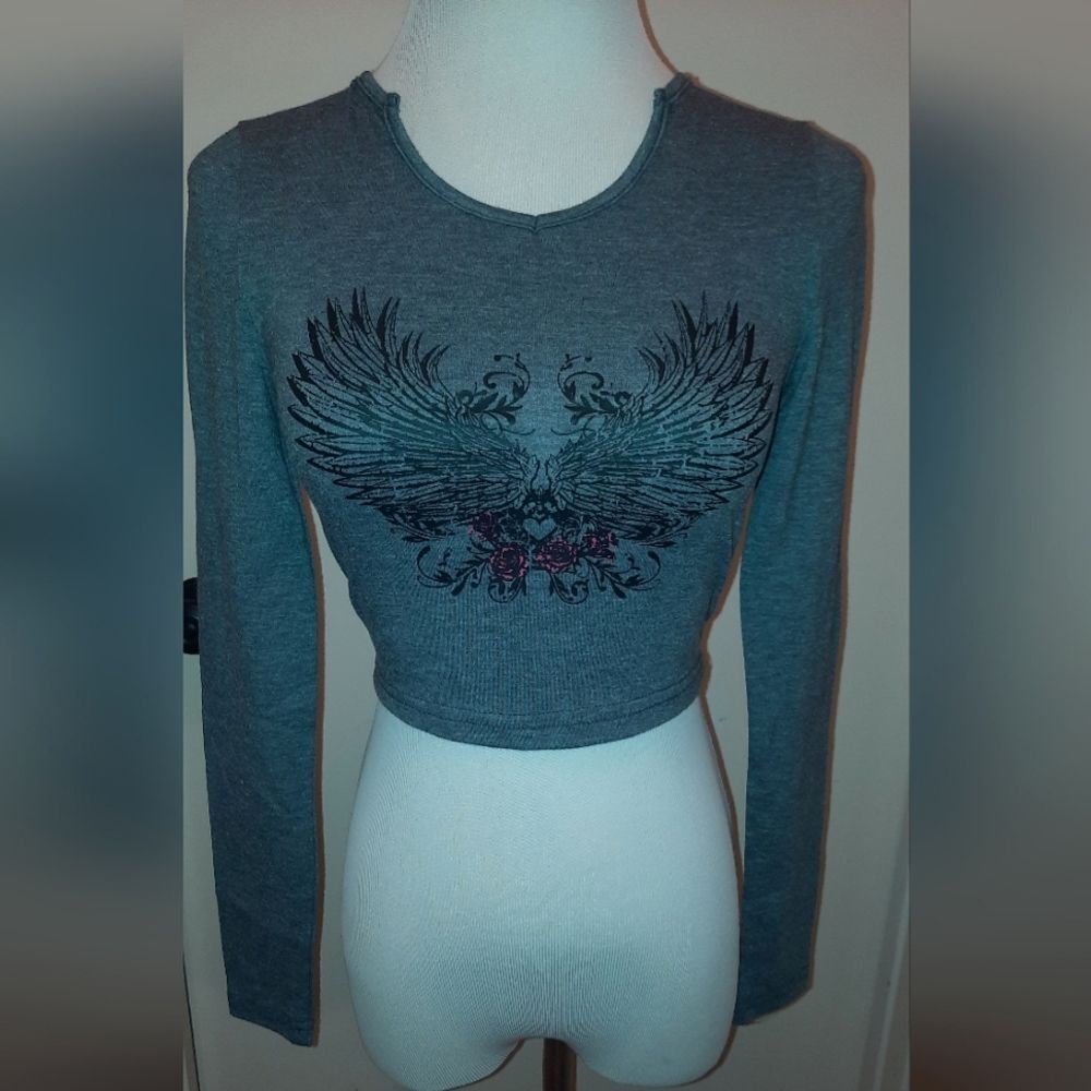 SHEIN Grunge Graphic long sleeve